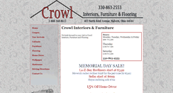 Desktop Screenshot of crowlinterior.com